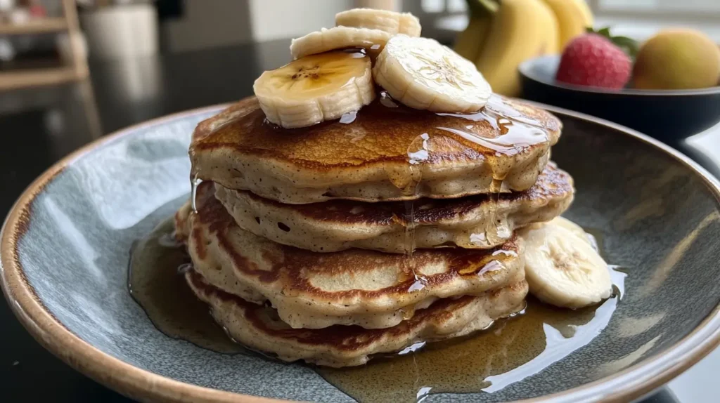 Recette de pancakes à la banane sans sucre ajouté