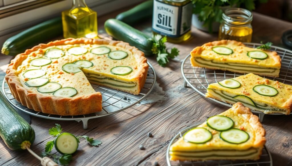 Conservation tarte courgettes