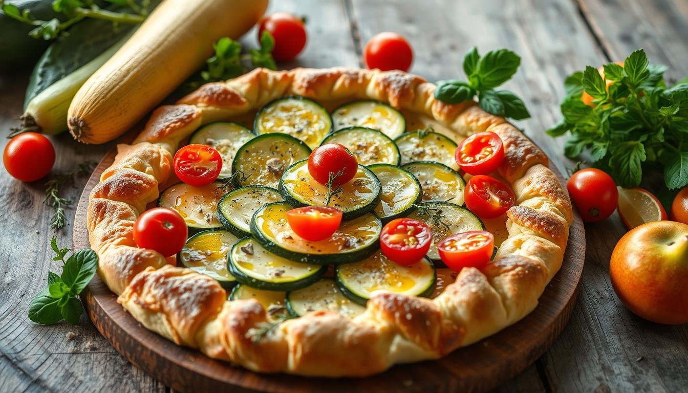 tarte aux courgettes