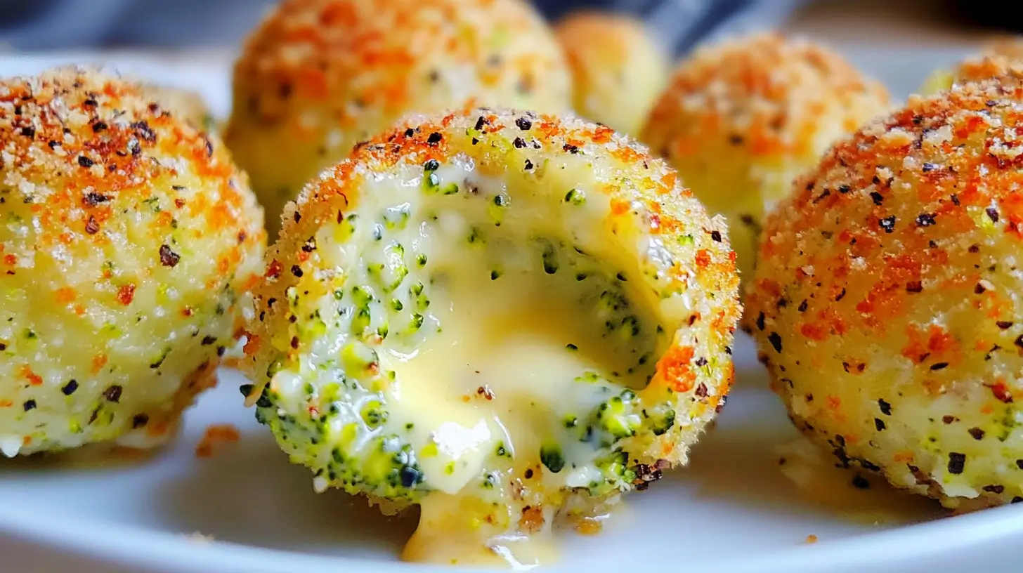 Boulettes de Brocoli et Fromage au Four