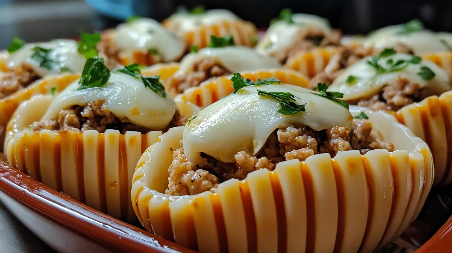 Coquilles Farcies au Bœuf et au Fromage