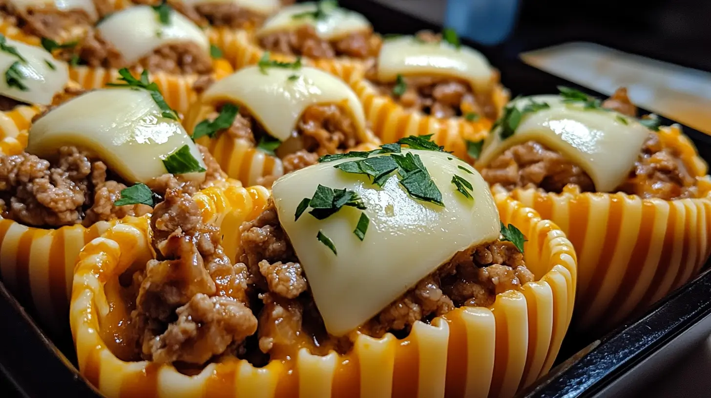Coquilles Farcies au Bœuf et au Fromage
