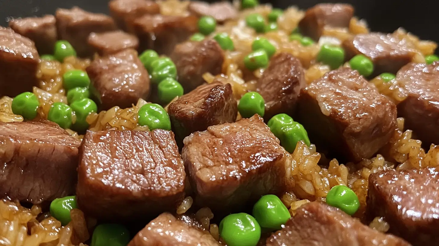 Riz Sauté au Bœuf Savoureux