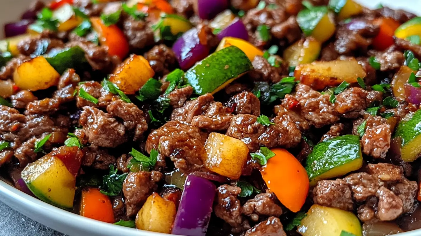 Sauté Méditerranéen de Bœuf Haché