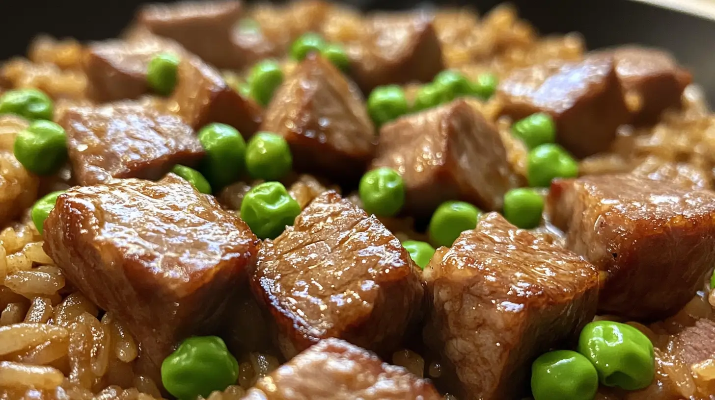 Riz Sauté au Bœuf Savoureux