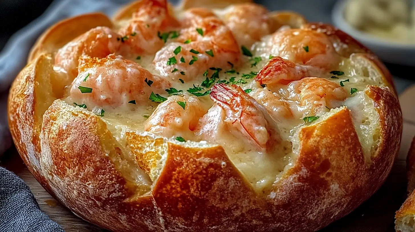 Pain Creux Farci aux Fruits de Mer