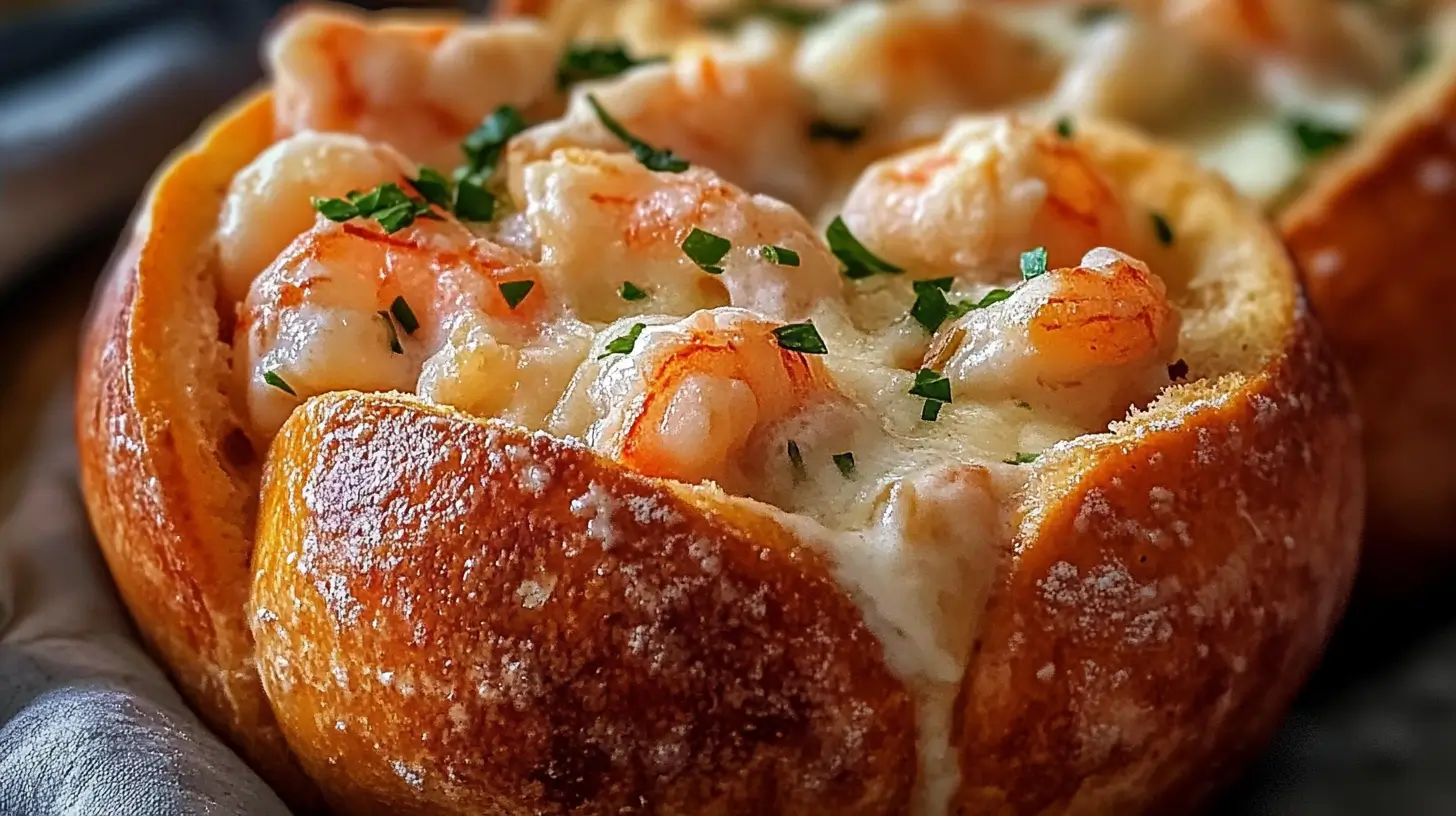 Pain Creux Farci aux Fruits de Mer