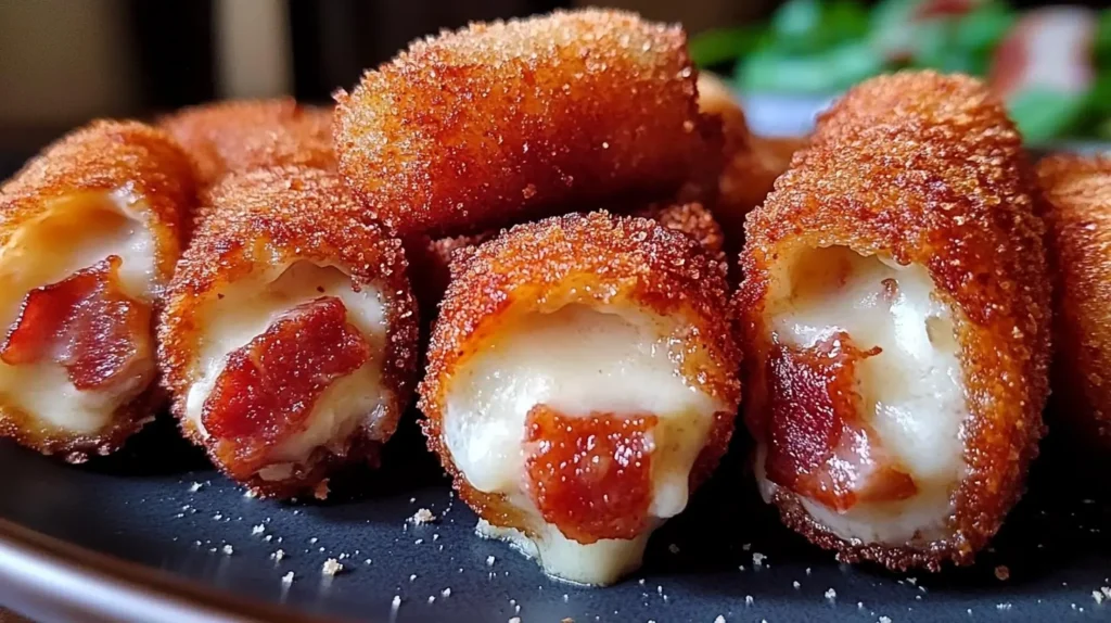 Bombes de Mozzarella Farcies au Bacon